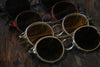 Rigards X TVA joint RG2000TVA stainless steel + pure titanium alloy 925 silver sunglasses series RG-RG2000TVA (A) - HKHHP black + black frame transparent + dark gray lens